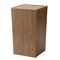 Smooth - Finished Ash Wood Waste Basket with Lid for Bedroom