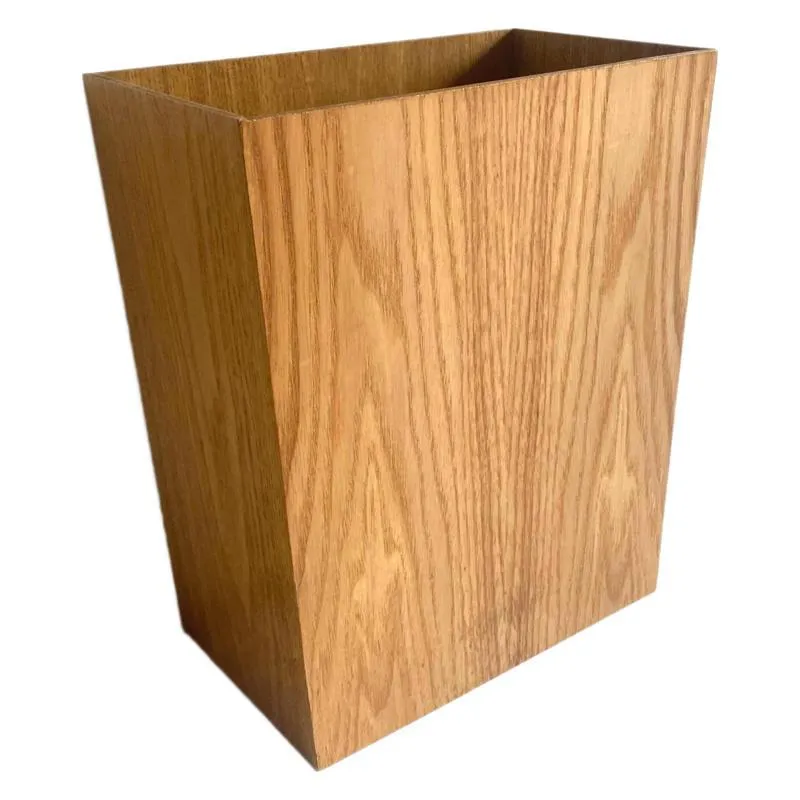 Customized Multi-Functional Classified Dustbin Wood Trash Can for Hotel and Home Use