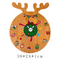 Solid Wood UV Printing Christmas Charcuterie Board for Meat Fruit Crackers Dessert Snack