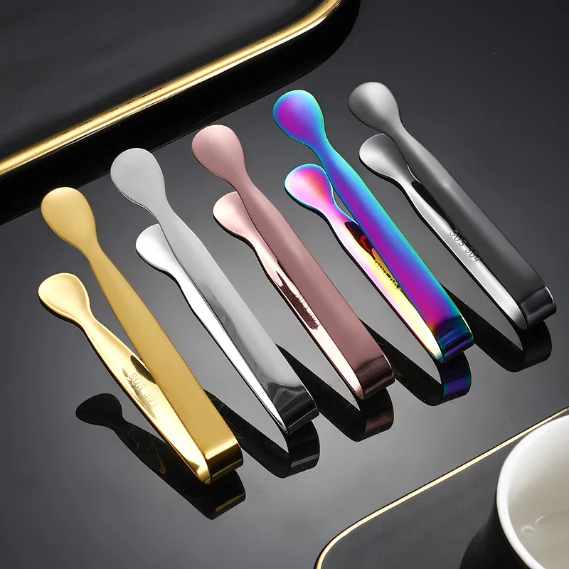 Kitchen Gadgets Stainless Steel Food Tongs for Cooking / Barbecue / Baking /Frying / Bread