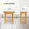 Household Bamboo Bathroom Shower Bench with Towel Hange
