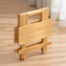 Portable Bamboo Folding Stool Outdoor Fishing Stool Camping Stool