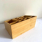 Custom Multi-Purpose Compact Bamboo Desktop Organizer Storage Box for Jewelry & Cosmetics