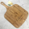 Double Sided 24X15 Inch Bamboo Pizza Chopping Board Pizza Peel