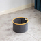 Round Foldable Bamboo Fabric Laundry Hamper Without Lid