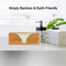 Countertop Multifold Bamboo Folded Paper Towel Dispenser / Holder