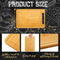 Eco-Friendly Bamboo Cutting Board for Fruits with Handle