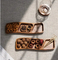 Handcrafted Divided Acacia Wood Sushi Serving Plate Dried Fruits Plate Set