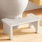 White Color Non - Slip Bamboo Toilet Foot Stool for Children
