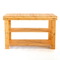 Sturdy 3 Tier Bamboo Shoe Rack Wooden Bench for Entryway, Bedroom, Living Room, Balcony