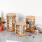 12-Jar Rotating Bamboo Spice Rack for Herbs & Seasonings