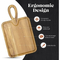 Rectangular Acacia Wood Charcuterie Board Cutting Board with Handle