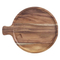 Long Acacia Wood Bread Cutting Board Charcuterie Board with Handle