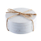 Multipurpose White Round Marble Coaster Sets for Hot Drinks and Decorative Centerpieces