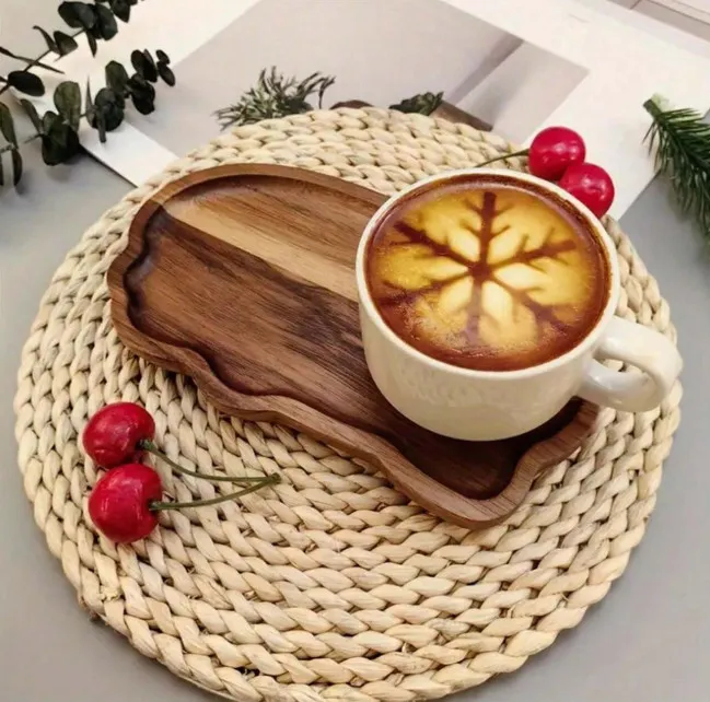 11.9X4.1 Incha Acacia Wood Serving Trays for Home Decor, Food, Charcuterie