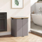 Bamboo Fabric Laundry Basket with Lid and Two Removable Washable Inner Bags