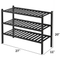 3 Tier Free Standing Bamboo Shoe Rack