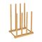 Natural Bamboo 4 Pair Boot Rack Shoes Rack