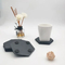 Heat - Resistant Hexagonal Slate Coasters for Coffee and Tea