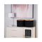 Round Fabric Laundry Basket Bathroom Basket with Bamboo Circle for Sundries/ Toy Storage