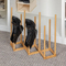 Free Standing 5 Pair Bamboo Boot Rack