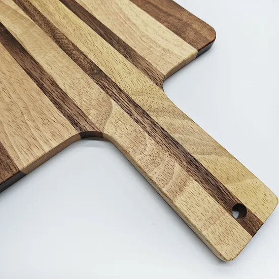 Premium Paddle Shape Acacia Wood End Grain Serving Board