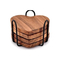 Artistic - Looking Heart Shape Wooden Coaster with Metal Holder for Table Decoration