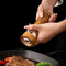 6-Inch Versatile Rubber Wood and Acrylic Manual Pepper Grinder Pepper Seasoning Grinding Bottle