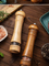 Versatile Wood Manual Grinder for Kitchen - Perfect for Black Pepper, Sea Salt and Pepper Powder