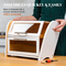 Wholesale 2 Layer White Bamboo Storage Bin for Kitchen Countertop