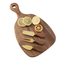 Paddle Shape Custom Acacia Cheese Board with Cutlery Set
