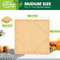 Premium Large Bamboo Cutting Board with Storage Container