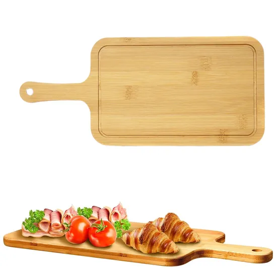 Bamboo Bread Meat Cutting Boards Fruit Cheese Serving Board