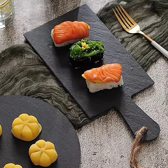 Personalized Engraved Slate Wooden Cheese Board