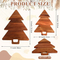 Christmas Tree Shape Wood Cutting Board for Gift