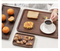 Rectangle Black Walnut Wooden Serving Tray / Plate for Coffee / Tea / Fruit / Snack
