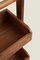 Versatile 4-Tier Floor Standing Acacia Wood Storage Rack for Bathroom and Living Room