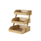 Large 3 - Tier Bamboo Kitchen Fruit Basket Organizer Storage Rack