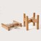 Adjustable 8 - 12 Inches Bamboo Indoor Plant Stand for Living Room and Balcony