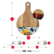 Wooden Charcuterie and Cheese Serving Boards with Marble Plate and Knife Set