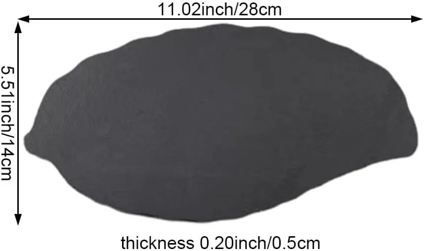 Leaf Shape Slate Charcuterie Board for Kitchen