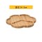 4 Divided Bamboo Dinner Plate for Snack Characuterie