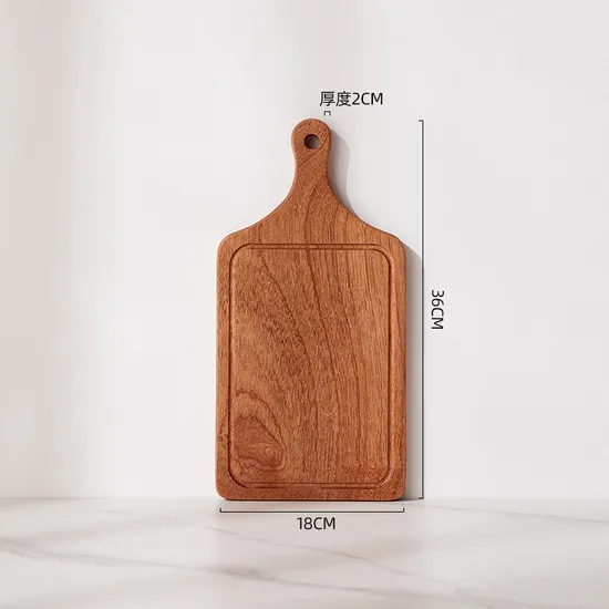 Hot Selling Ebony Wood Serving Board for Pizza Cheese Charcuterie Sushi
