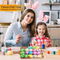 Thickened Rectangle Filled Egg Plate Egg Tray Egg Display Platter for 24 Fresh Eggs