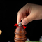 Lighthouse - Shaped Versatile Solid Wood Manual Pepper Grinder Pepper Mill for Home