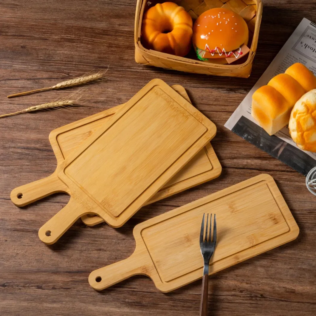 Bamboo Bread Meat Cutting Boards Fruit Cheese Serving Board