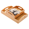 Customizable Engraved Beech Wood Serving Tray for Charcuterie Boards & Party Snacks