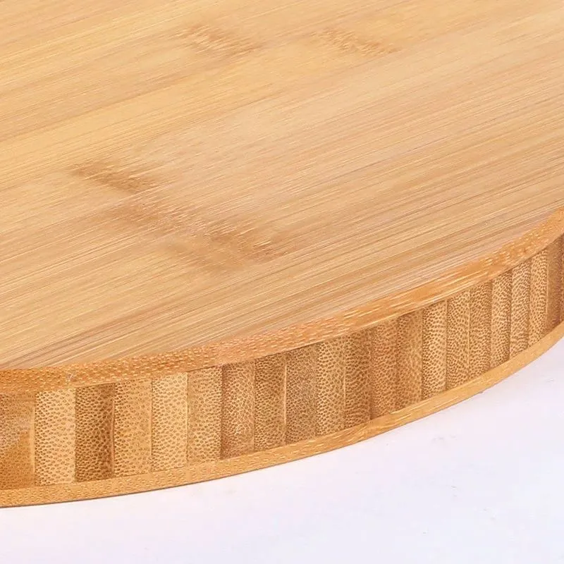 3 Cm Thick Round Bamboo Cutting Board Butcher Chopping Board