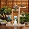 Multi-Tier Wooden Desktop Small Flower Stand Office Balcony Bay Succulents Rack Flower Pot Plant Shelf
