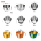 6 PCS Stainless Steel Condiment Cup with Silicone Lid for Lunch Box Picnic Travel Work